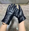 2023 Genuine Sheepskin Gloves Wool Lined Touch Screen Warm Five Fingers Gloves