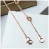 Designer Jewelry Gold Chain Diamond Necklace Colliers Femme Womens Jewlery Chains Wed Jewellery Link Colliers Collier Pendentifs Pendentif Bijoux Jewelries