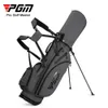 Golfväskor PGM Herrgolfstativ Bag Standard Ultralight PVC Slitesistent väska stor kapacitet Training Accessories Grey Hold 14st Clubs 231102