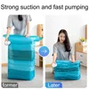 Bag Organizer 55W Powerful Vacuum Pump Vacuum Bag Clothes Storage Bag Folding Compressed Electric Sealer Machine Space Saver Travel Organizer 231102