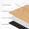 4 mm naturalny kork tpe drukowana mata joga bez poślizgu esterilla joga joga-a absorbing home fitness Pad Gymnastics Pilates Maty z torbą