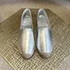 Chaussures à molet de femmes Espadrilles 100% réel créateur en cuir de la peau lambe à la peau d'été cassandre femelles chaussures toile