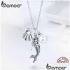 Arts et artisanat 100% 925 Sterling Sier romantique Mermaidlegend Shell pendentif colliers pour femmes bijoux cadeau Scn237 220119 Drop Deli Dh1Kv