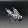 Wholesale 10mm 14mm 18mm Male Joint Straight Quartz Nails Smoking Accessories For Mini Nectar Collector Banger Nail Quartz Tips