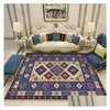 Carpets Europeanstyle Persian Living Room Carpet Bohemian El Lounge Rug Bedroom Bedside Nonslip Rugs Entry Door Mat Customiza Dhry9