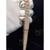 13 mm högkvalitativ anpassning Sterling Silver VVS Moissanite Diamond Studded Iced Out Cuban Link Chain for Men Fashion Necklace