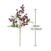 Party Decoration Christmas Artificial Olive Fruit Bean Branch Home Wreath Diy Berry Simulation Flower Tree Decor