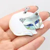 Pendant Necklaces Natural Shell Animal Shape Mother Of Pearl Charm For DIY Jewelry Making Necklace Earring Women Gift