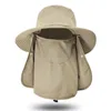 Boinas de ala ancha, sombrero de pesca de verano, cubo con solapa para el cuello, cubierta para la cara, envío directo