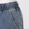 Męskie dżinsy męskie cienki letni trend szczupły rozciąganie luźne proste dżins