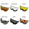 Ski Goggles LOCLE MOON MS95 MS99 Ski Helmet Visor Spare Lens UV Protection Outdoor Skateboard Helmet Extra Goggles For Ski Mountaineering 231102