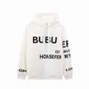 Mektup Logo Yüksek Versiyon Ekose Hoodie Tasarımcısı Hoodie Kış Erkekler Uzun Kollu Lüks Klasik Siyah ve Beyaz Hoodie Sıradan All-In-One Gevşek Baskılı Sweatshirt