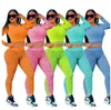 Designer de trajes femininos da marca G Comfort Shath Sport 2 -Piece Yoga Gym de manga comprida Camiseta