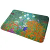 Carpets Gustav Klimt-Flower Garden Entrance Door Mat Bath Rug Malcesine On Lake Garda Klimt Klimtmalcesine