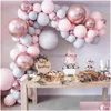 Décoration de fête Aron Balloon Chain Birthday Kids Baby Shower Garland Arch Kit 1St Blue Set F1230 Drop Delivery Home Garden Otlkz