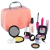 Beauty Fashion Kids Toys Simulation Cosmetics Set Pretence Makeup Girls Play House Make Up Education for Fun Game 231110