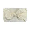 Acessórios de cabelo Bebê Meninas Largo Nylon Bow Headbands Aniversário Fita Crianças Soft Elastic Bowknot Hairbands Crianças Princesa Headdress 2 Dhaxl