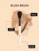 BB-Seires Sheer Powder Brush - Chèvre Cheveux Highlight Precision Poudre Blush Brush beauté Maquillage Pinceaux Outil ePacket