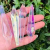 Żyrandol Crystal 80 mm 20pcs Ab Kolor Sople Kopiki Krople Krople Pryzmaty Suncatchers Chritsmas Tree Ślubna część PRISM