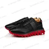 Neue Männer Red Bottoms Triple Casual Schuhe Reglisse Orlato Flache Herren Low Top Dress Party Wanderschuhe Mode Red Bottom Sport Turnschuhe