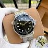 Fabriksförsäljning Ocean Watches Movement Watchs Automatic Mechanical Sea Watches Wave Pattern Dial Waterproof Luminous Montre High Quality Master Watchs