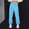 Women's Pants Womens Furry Fleece Sweatpants Jogging Winter Warm Thicken Drawstring Comfy Yoga Pajams Fluffy 2024