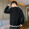 S Men's Round Neck Bottoming Autumn And Winter Trendy Brand Solid Color Long Sleeved Knit Shirt Casual Inner