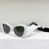 2023 Lüks Tasarımcı Güneş Gözlüğü 22p Yeni Poligonal Kedi Göz Hip Hop Fan Yıldızı Moda Güneş Gözlüğü Pr07ys