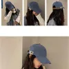 Ball Caps Beige Patch Baseball Cap For Men Women Kpop Hip Hop Large Brim Autumn Winter Sunshade Summer Soft Top Casual Peaked