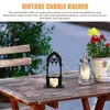 Candle Holders Large Holder For Table Centerpiece Stand Portable Desktop Pillar Wedding Decor