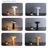 Desk Lamps USB cordless desk lamp LED rechargeable bedroom suitable for restaurant hotel bar decoration night gift Q231102