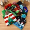 Fashionable Christmas LED light knitted hat lantern party warm adult ball hat wholesale 1103