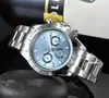 Neue Handgelenks Uhren für Männer 2023 Herren Uhren alle Zifferblätter Arbeit Quarz Uhr Watch hochwertige Luxusmarke Chronograph Clock Fashion Rol Steel Gurt Montre de Luxe