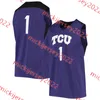 Desmond Bane TCU Horned Frogs Basketball Jersey Kenrich Williams 40 Kurt Thomas Tcu Jerseys Custom Stitched Mens Youth