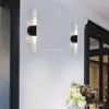 Vägglampor nordiska led lampa moderna glas rör guld sconces sovrum sovrum badrum spegel ljus industriell dekor belysning