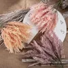 Decorative Flowers 6pcs/set Artificial Flower Bridal Twigs With Wedding Home Decoration Hand Bouquet Rose Wall Decor