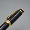 High-quality Bohemian black resin gold Silver clip Roller ballpoint pen writing office school supplies diamond and number on clip