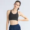 Completo da yoga Reggiseno sportivo ad alta resistenza e assorbimento Top nudo da corsa Fitness Intimo da donna in nylon Bralette per donna