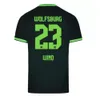 Qqq823 24 Vfl Wolfsburg maglie da calcio Weghorst Steffen Brekalo 2023 2024 maglia da calcio Arnold Xaver Mbabu Guilavogui Mehmedi Roussillon