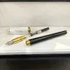 Begränsad upplaga Ingrid Bergman Signature Pen Black and White School Office Writing Pen With Diamond Cap