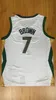 Jayson Tatum 0 Jaylen Brown 7 Jersey White 2024 Koszulki City Basketball Mężczyźni zszyta koszulka s-xxl mix mecz