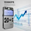 Цифровой голосовой рекордер с уменьшением шумоподавления MP3 -плеер USB Зарядка без потерь диктофоновое светодиодное отображение 230403