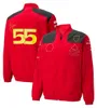 2023 F1 Formule 1 racepak Team Fan Rits Jas Jas Herfst en Winter Plus Fleece Aangepaste extra maat