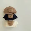 Berretti Cappelli MILANCEL Cappello da neonato Cappello da neonato per ragazzi Berretto da orso caldo da baseball per ragazze 231110