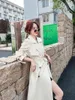 Trench da donna Cappotto giacca a vento di media lunghezza 2023 Primavera e autunno Versione coreana Colletto allentato stile britannico Casual