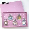 Conjunto de amostras de perfumes presentes para mulheres conjunto de perfume de presente com caixa selada