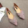 Flats Dress Fashion For Women Spring Summer Boat Pointed Teen Casual Slip On Shoes Elegant Ladies Footwear A