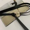 Cinture Fibbia a ferro di cavallo creativa Cinture in PU nero oro alla moda Donna Cappotto invernale Accessori per abiti