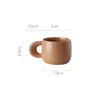 Mugs 240Ml Modern Personalized Ceramic With Thick Handle Simple Breakfast Milk Latte Cups Kitchentea Mug Drinkware