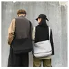 Abendtaschen Japanische Segeltuch-Schulter-Umhängetasche für Frauen Baumwolltuch Männer Studententaschen Unisex Cross Large Woman Messenger Bags 230403